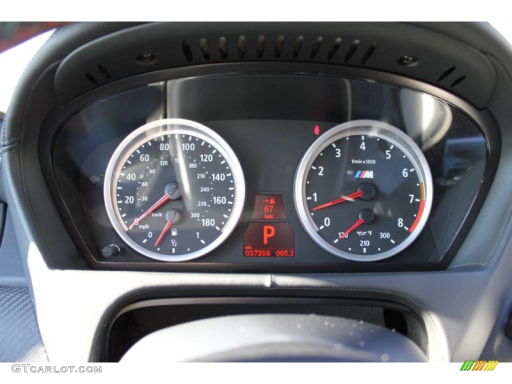 2010 BMW X6 M Standard X6 M Model Gauges Photo #40715918