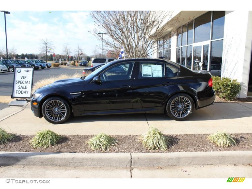 Jet Black 2009 BMW M3 Sedan Exterior Photo #40716194