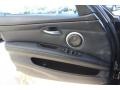 Black Novillo Leather 2009 BMW M3 Sedan Door Panel