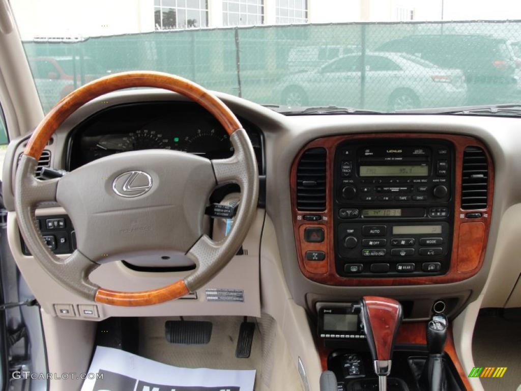 2001 Lexus LX 470 Ivory Dashboard Photo #40717478
