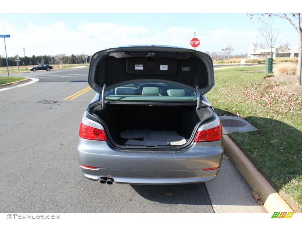 2008 5 Series 528xi Sedan - Space Grey Metallic / Grey photo #15