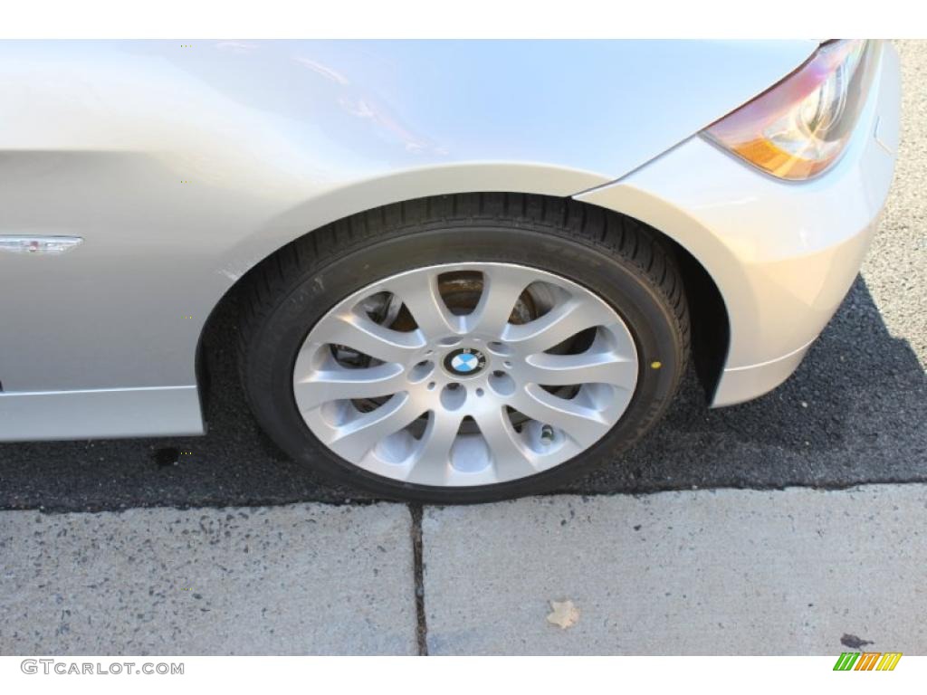 2007 3 Series 335xi Sedan - Titanium Silver Metallic / Black photo #9