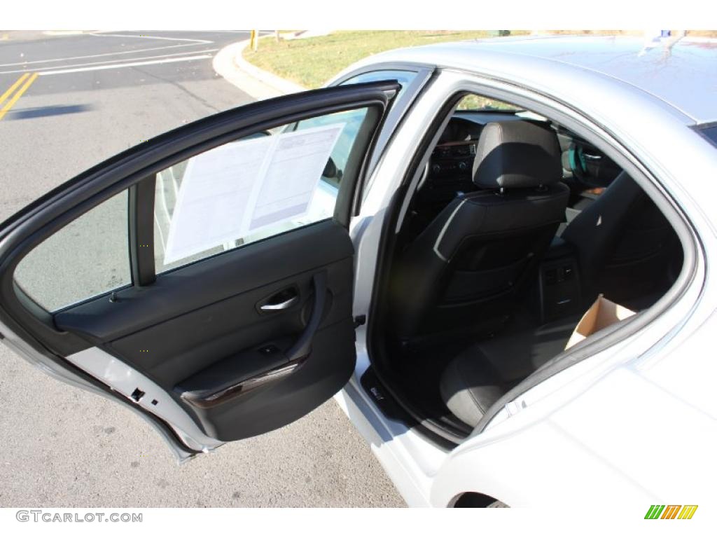 2007 3 Series 335xi Sedan - Titanium Silver Metallic / Black photo #14