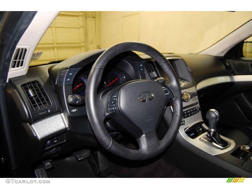 Graphite Interior 2008 Infiniti G 37 Coupe Photo #40720070