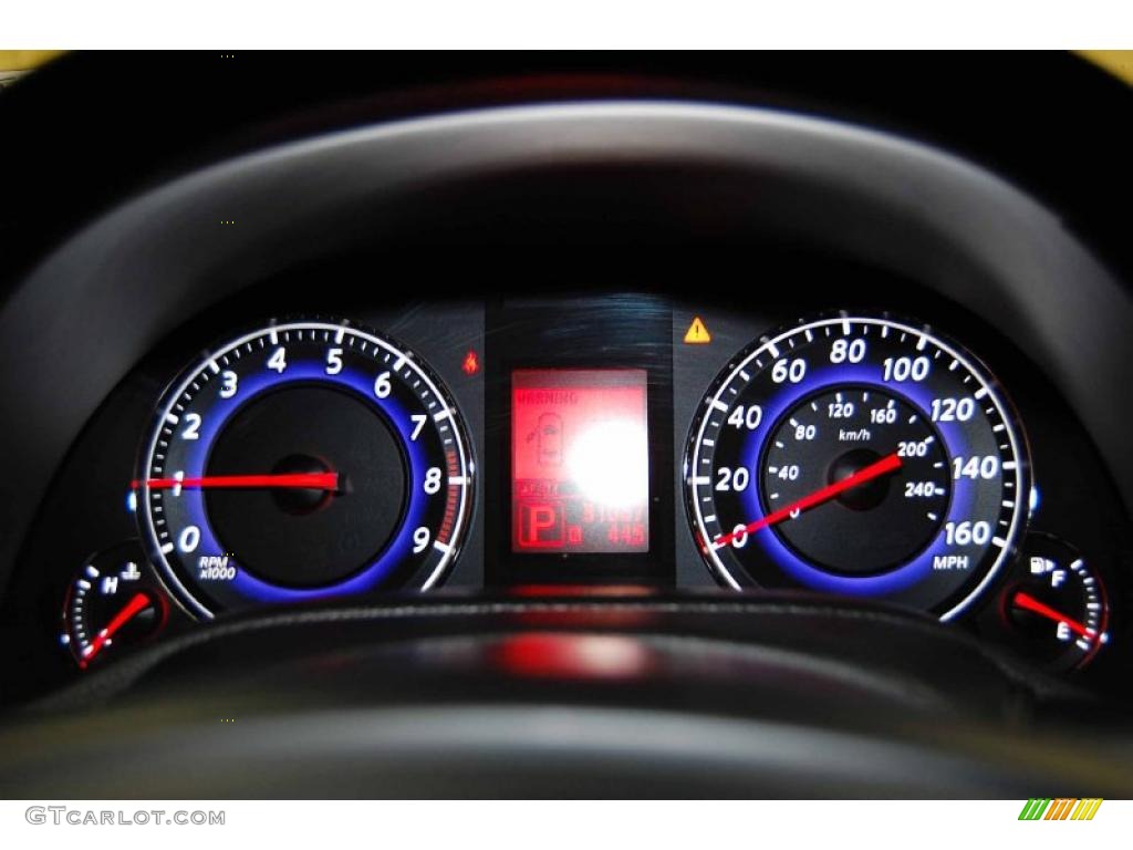 2008 Infiniti G 37 Coupe Gauges Photo #40720238