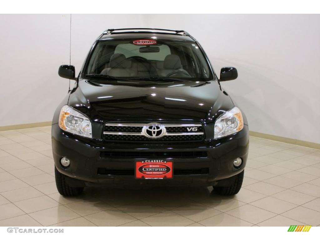 2008 RAV4 Limited V6 4WD - Black / Ash photo #2
