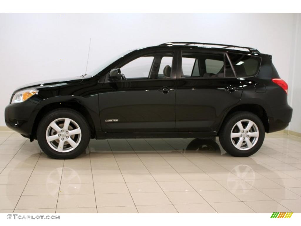 2008 RAV4 Limited V6 4WD - Black / Ash photo #4