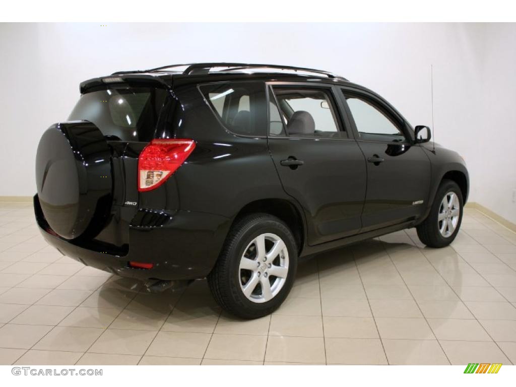 2008 RAV4 Limited V6 4WD - Black / Ash photo #6