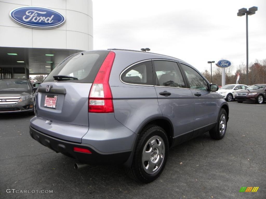 2008 CR-V LX - Glacier Blue Metallic / Gray photo #3