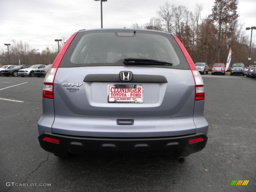 2008 CR-V LX - Glacier Blue Metallic / Gray photo #4