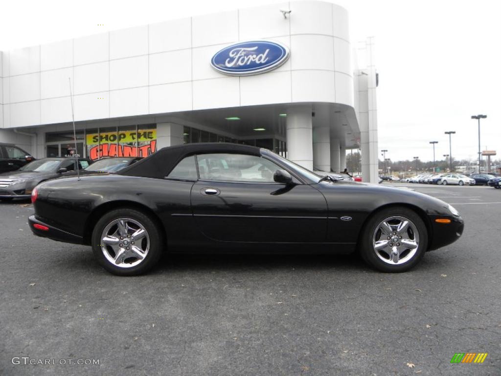 Black 1997 Jaguar XK XK8 Convertible Exterior Photo #40722056