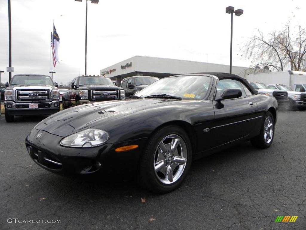 Black 1997 Jaguar XK XK8 Convertible Exterior Photo #40722126