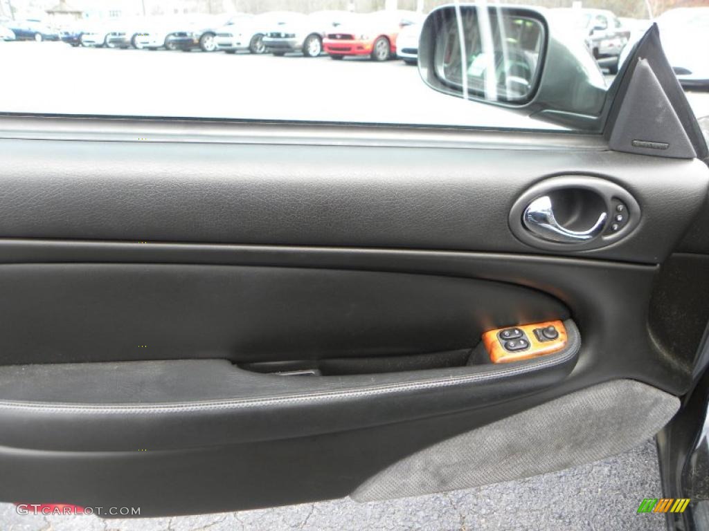 1997 Jaguar XK XK8 Convertible Charcoal Door Panel Photo #40722204