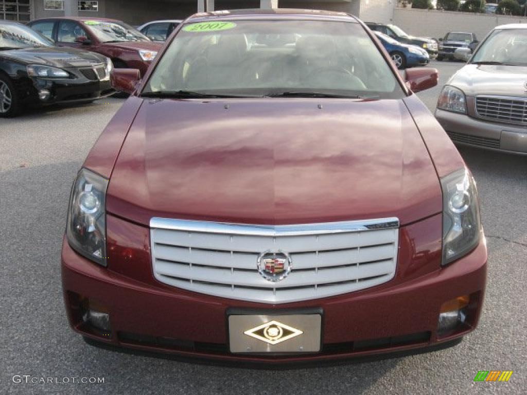 2007 CTS Sedan - Infrared / Cashmere photo #3