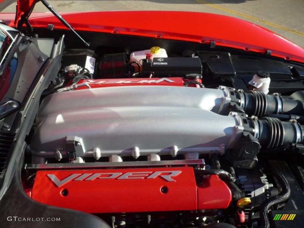 2008 Viper SRT-10 - Viper Red / Black/Medium Slate Gray photo #13