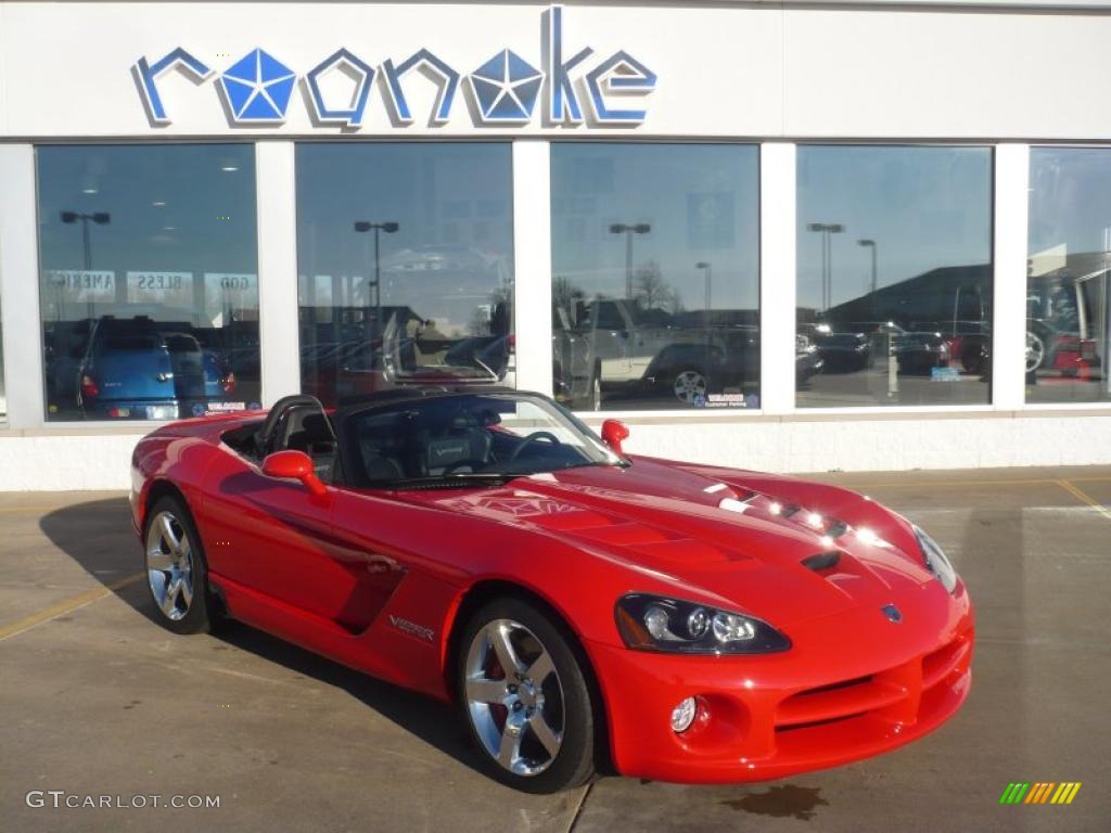 2008 Viper SRT-10 - Viper Red / Black/Medium Slate Gray photo #21