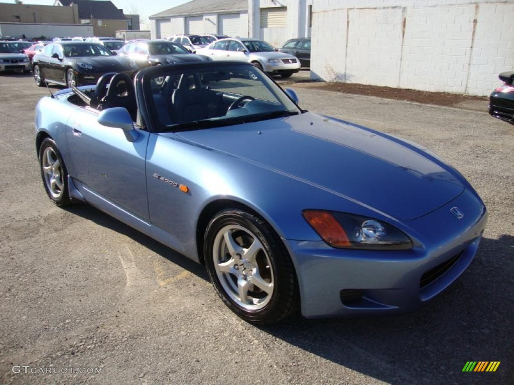 2002 S2000 Roadster - Suzuka Blue Metallic / Blue photo #4