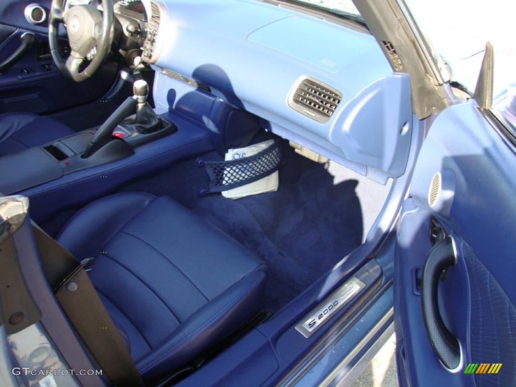 2002 S2000 Roadster - Suzuka Blue Metallic / Blue photo #17