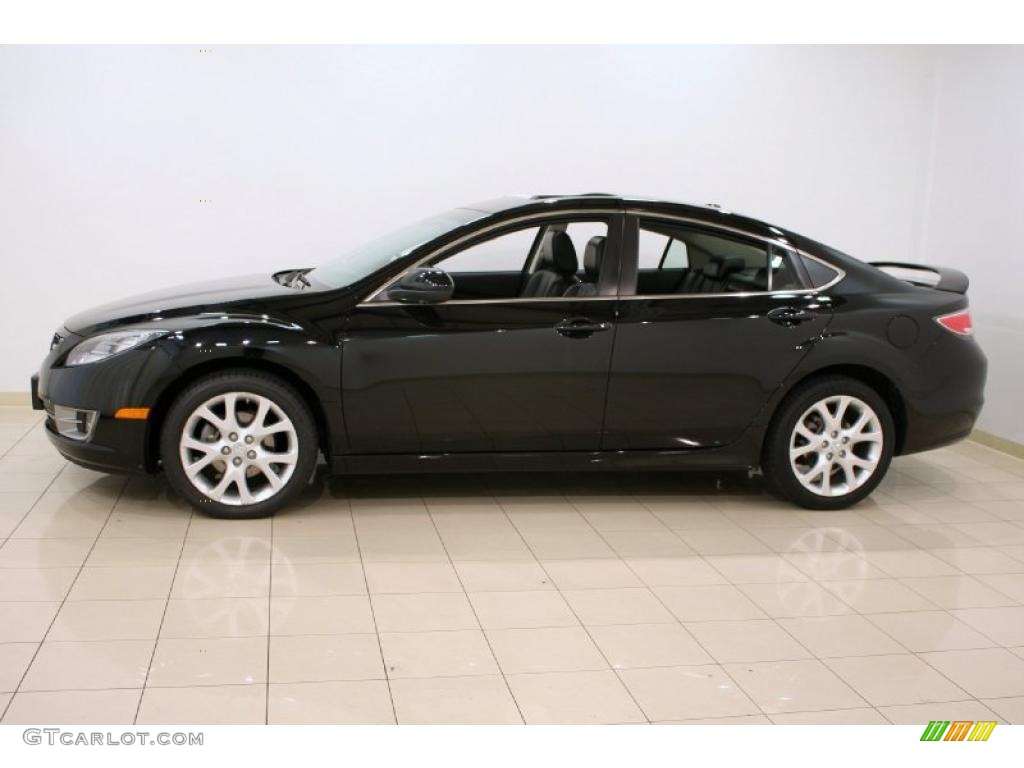 Ebony Black 2009 Mazda MAZDA6 s Grand Touring Exterior Photo #40725254