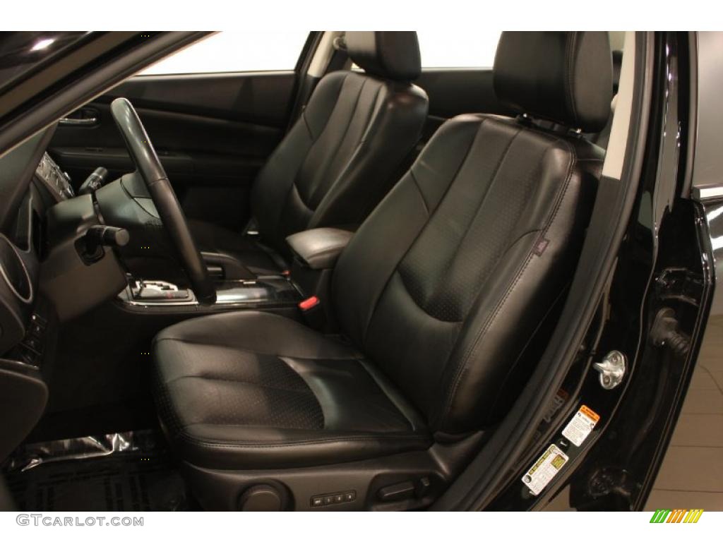 Black Interior 2009 Mazda MAZDA6 s Grand Touring Photo #40725334