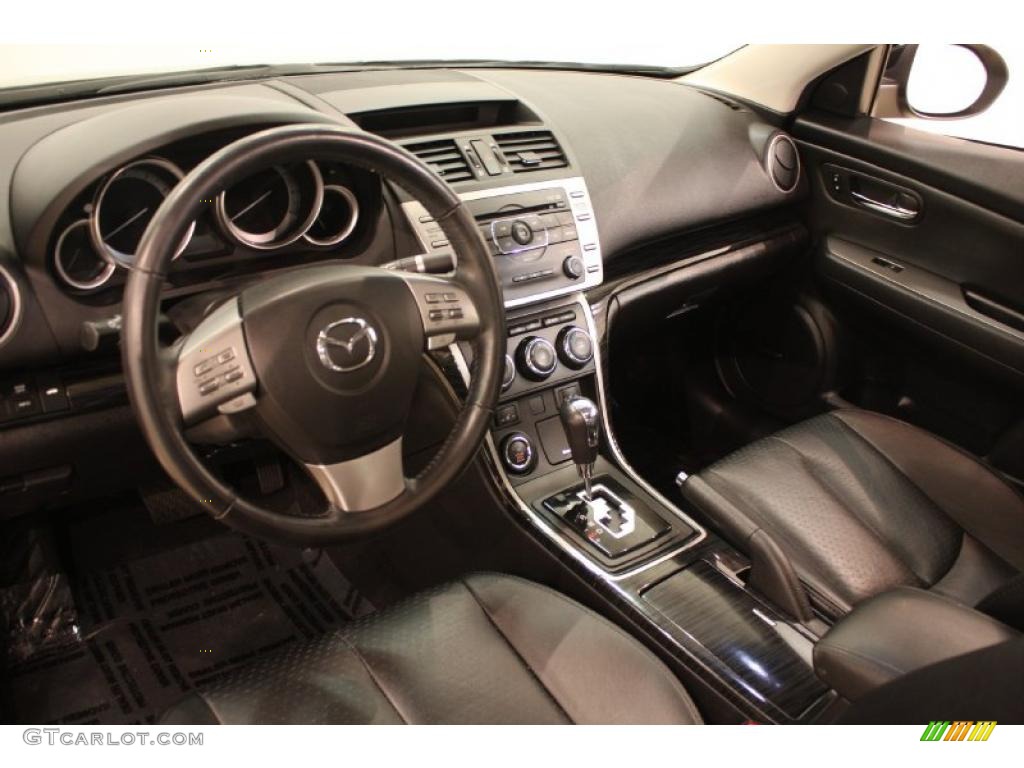 Black Interior 2009 Mazda MAZDA6 s Grand Touring Photo #40725350