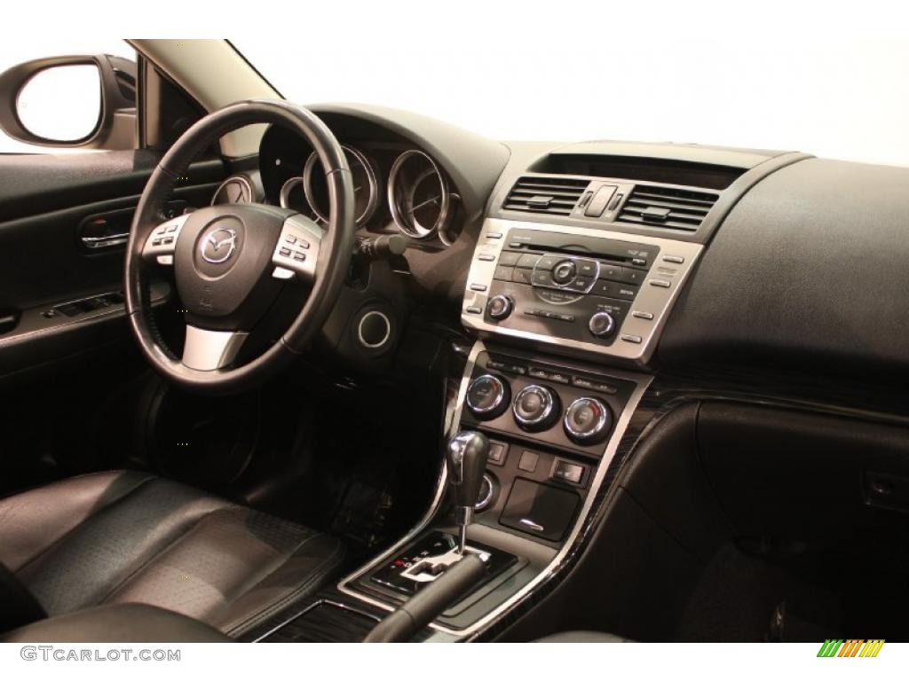 Black Interior 2009 Mazda MAZDA6 s Grand Touring Photo #40725442