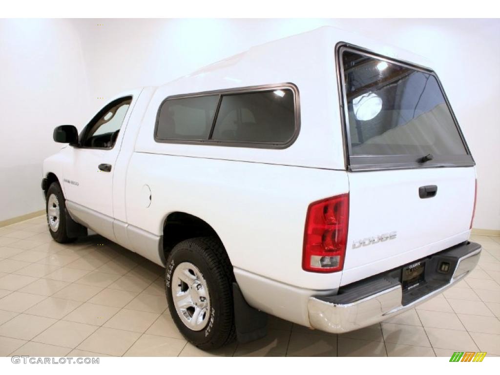 2003 Ram 1500 SLT Regular Cab - Bright White / Dark Slate Gray photo #5