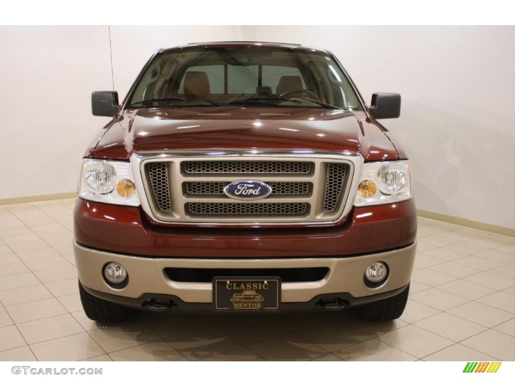 2006 F150 King Ranch SuperCrew 4x4 - Dark Copper Metallic / Castano Brown Leather photo #2