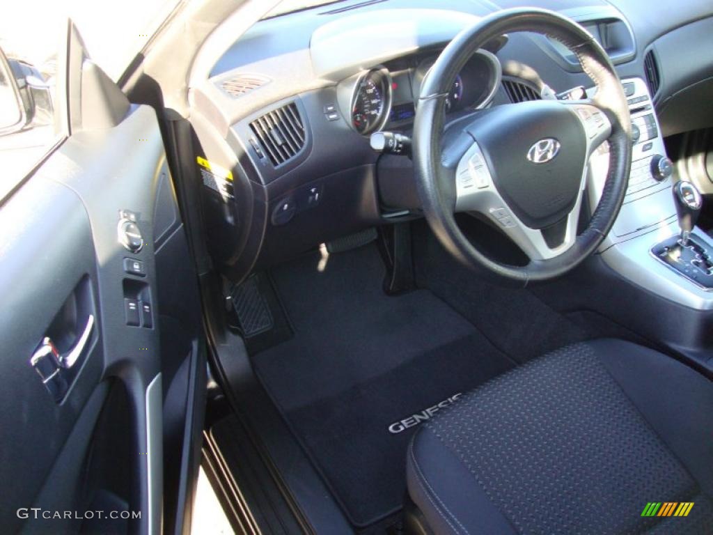 Black Interior 2010 Hyundai Genesis Coupe 2.0T Premium Photo #40727898
