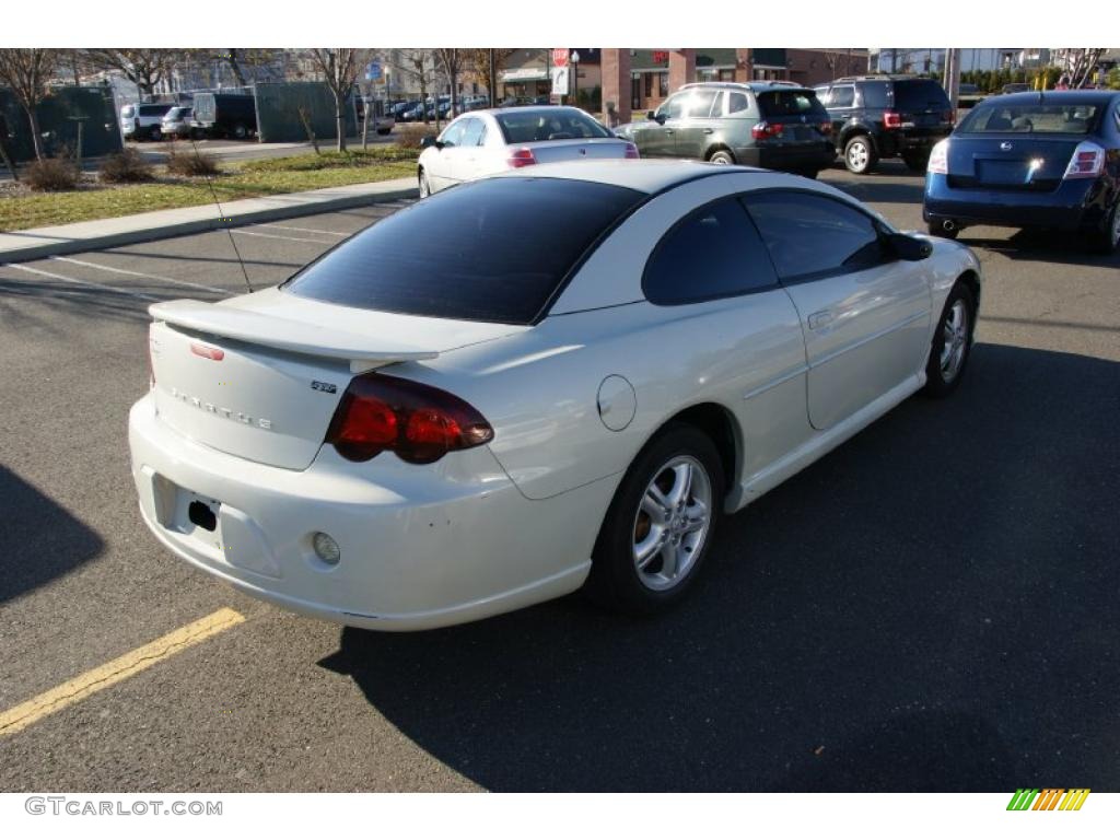 2003 Stratus SXT Coupe - Satin White Pearl / Dark Taupe/Medium Taupe photo #4