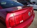 2007 Torch Red Ford Mustang V6 Deluxe Coupe  photo #24