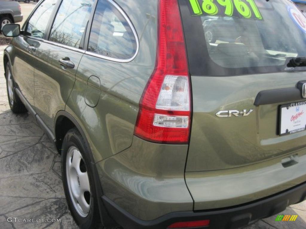 2009 CR-V LX 4WD - Green Tea Metallic / Ivory photo #9