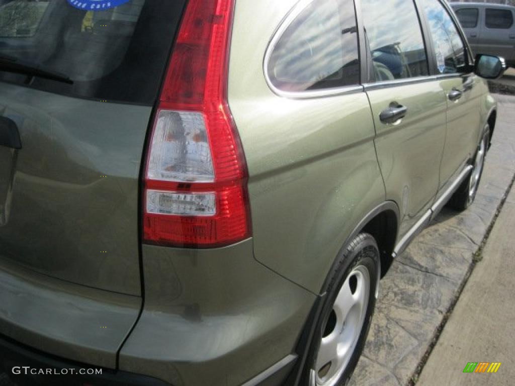 2009 CR-V LX 4WD - Green Tea Metallic / Ivory photo #10