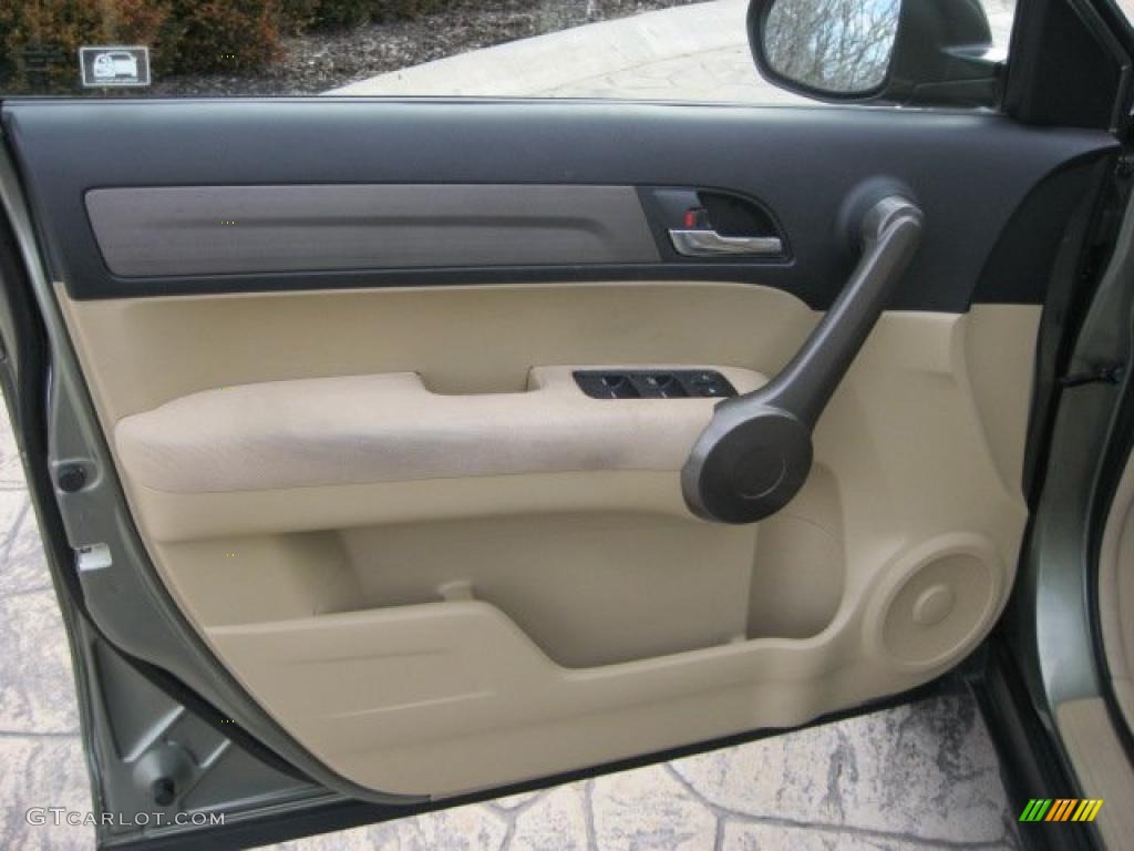2009 Honda CR-V LX 4WD Ivory Door Panel Photo #40729107