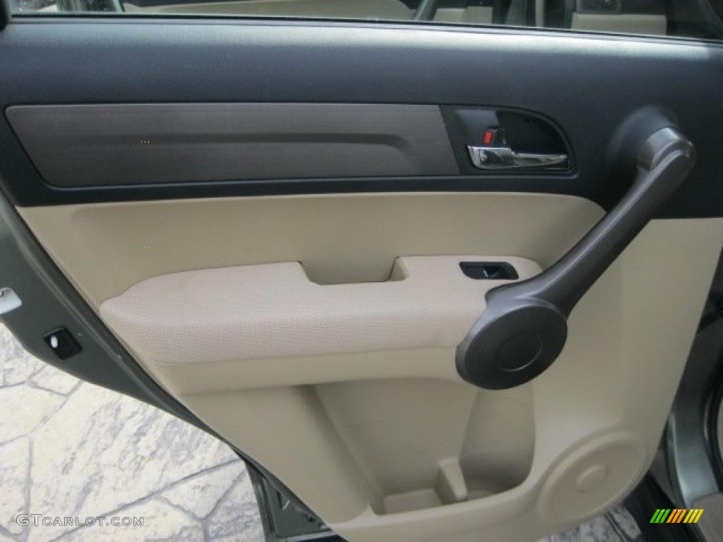 2009 CR-V LX 4WD - Green Tea Metallic / Ivory photo #26