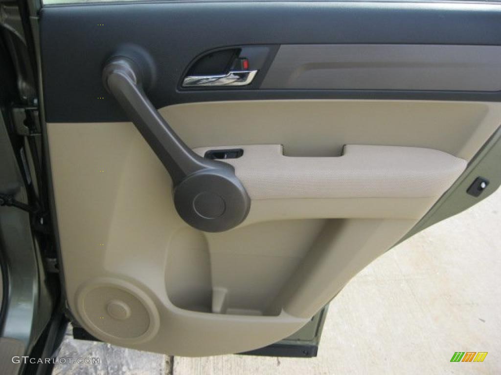 2009 CR-V LX 4WD - Green Tea Metallic / Ivory photo #29