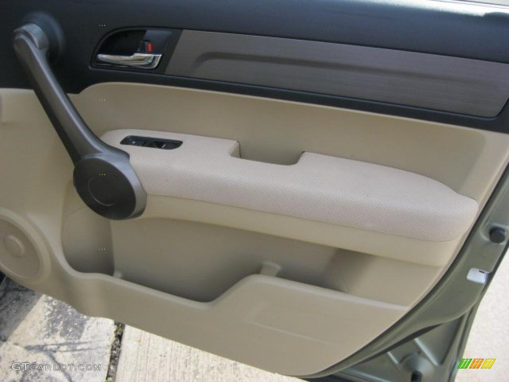 2009 CR-V LX 4WD - Green Tea Metallic / Ivory photo #30