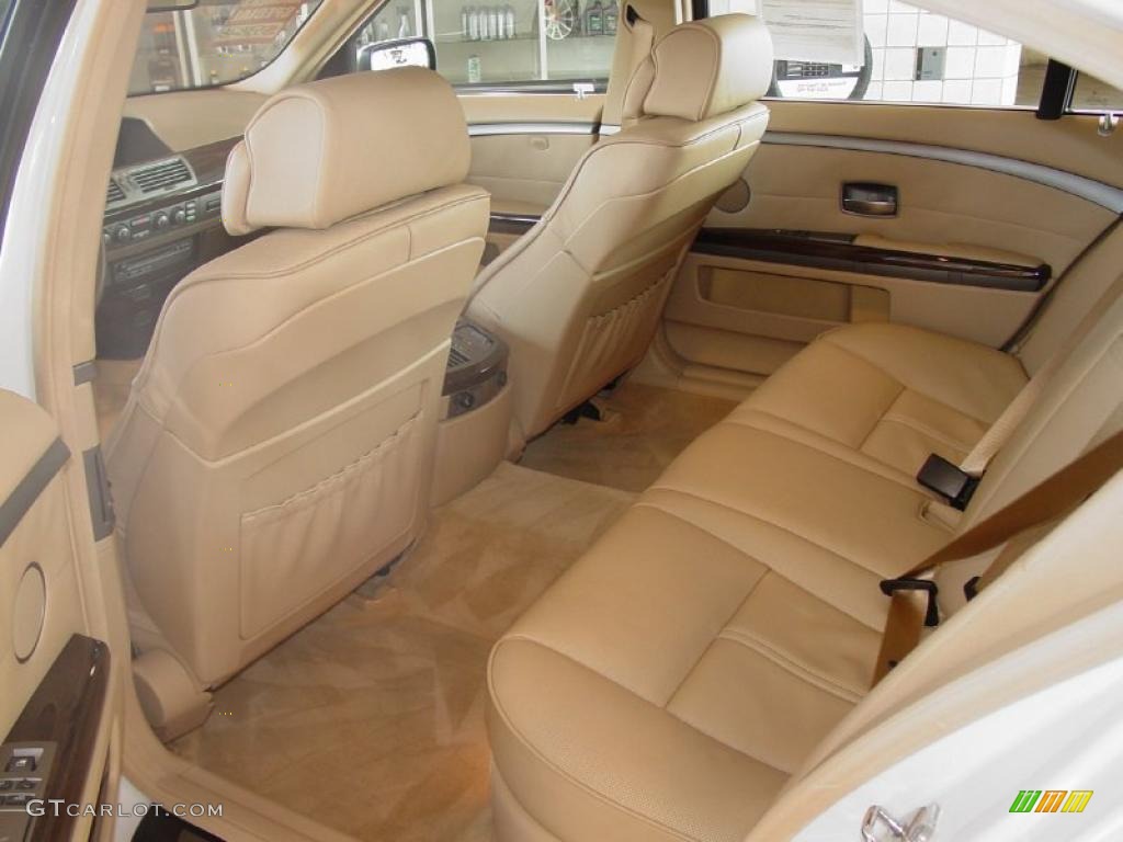 2008 7 Series 750Li Sedan - Alpine White / Beige photo #10