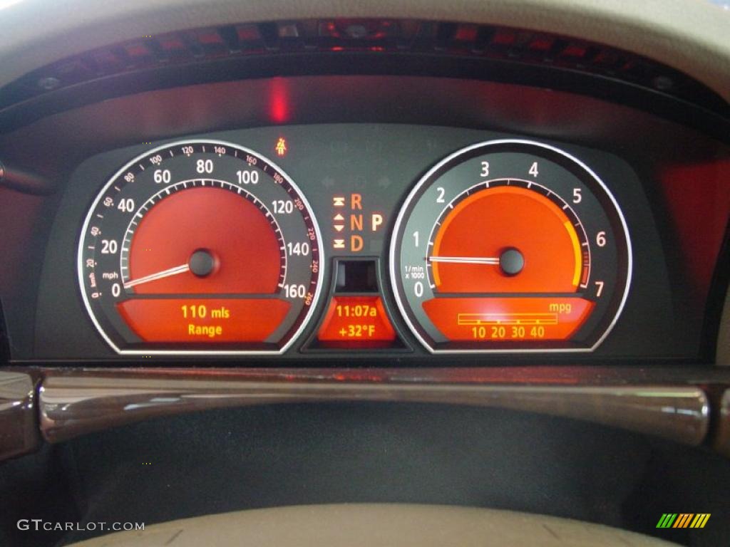 2008 7 Series 750Li Sedan - Alpine White / Beige photo #15