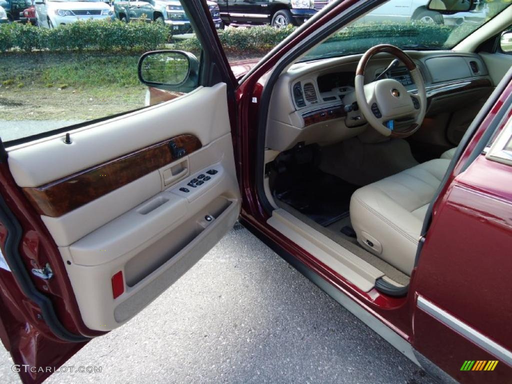 2004 Grand Marquis LS - Dark Toreador Red Metallic / Medium Parchment photo #4
