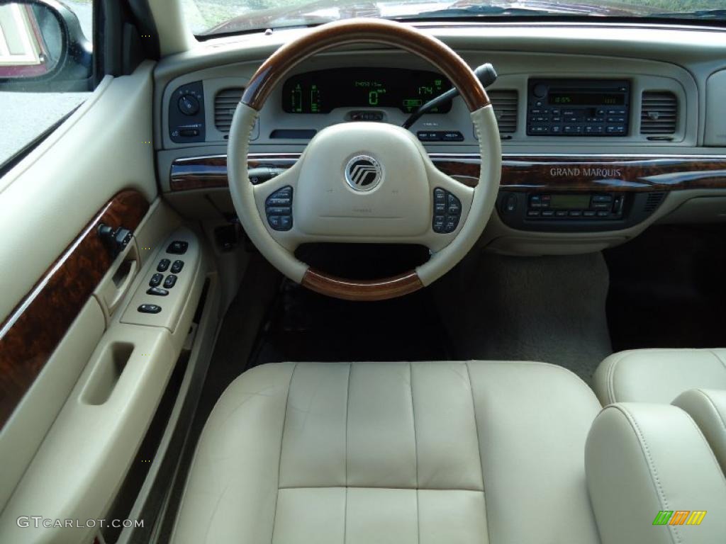 2004 Grand Marquis LS - Dark Toreador Red Metallic / Medium Parchment photo #9