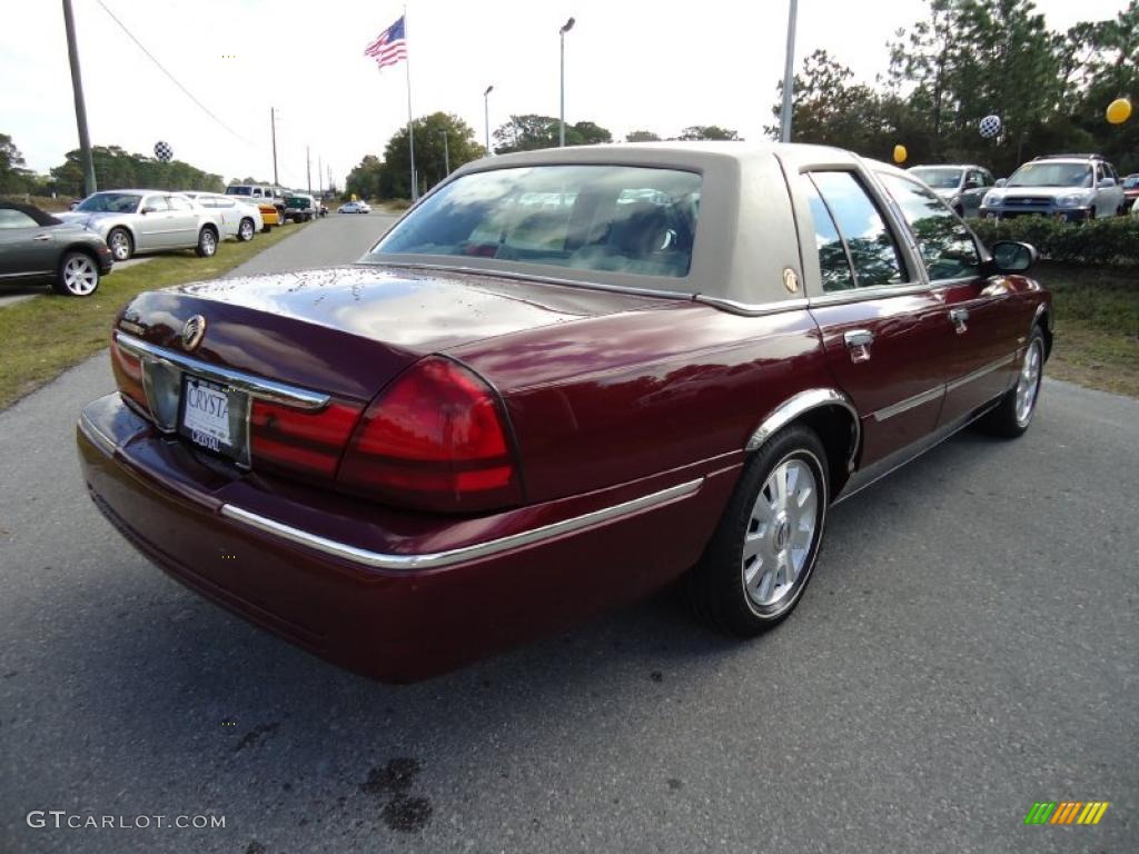 2004 Grand Marquis LS - Dark Toreador Red Metallic / Medium Parchment photo #12