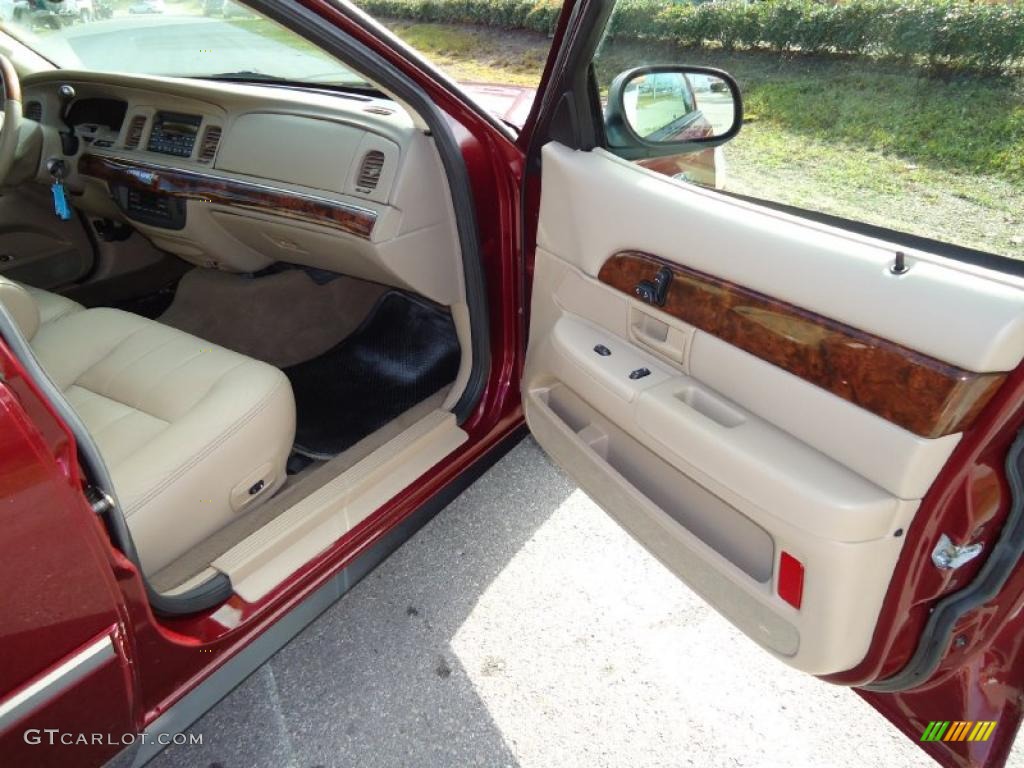 2004 Grand Marquis LS - Dark Toreador Red Metallic / Medium Parchment photo #18