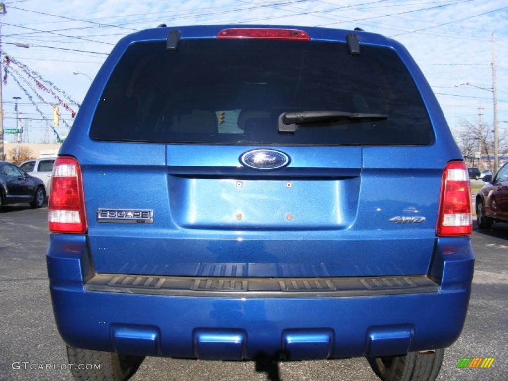 2008 Escape XLT 4WD - Vista Blue Metallic / Stone photo #4