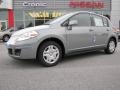 2011 Magnetic Gray Metallic Nissan Versa 1.8 S Hatchback  photo #1