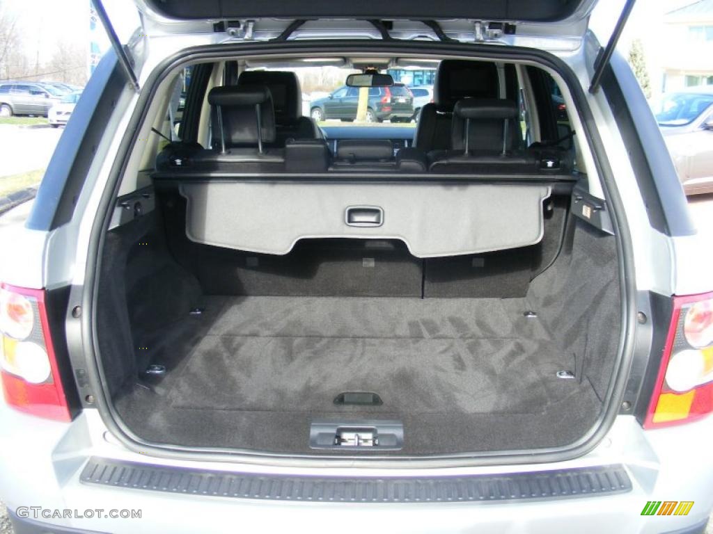 2008 Range Rover Sport HSE - Zermatt Silver Metallic / Ebony Black photo #27