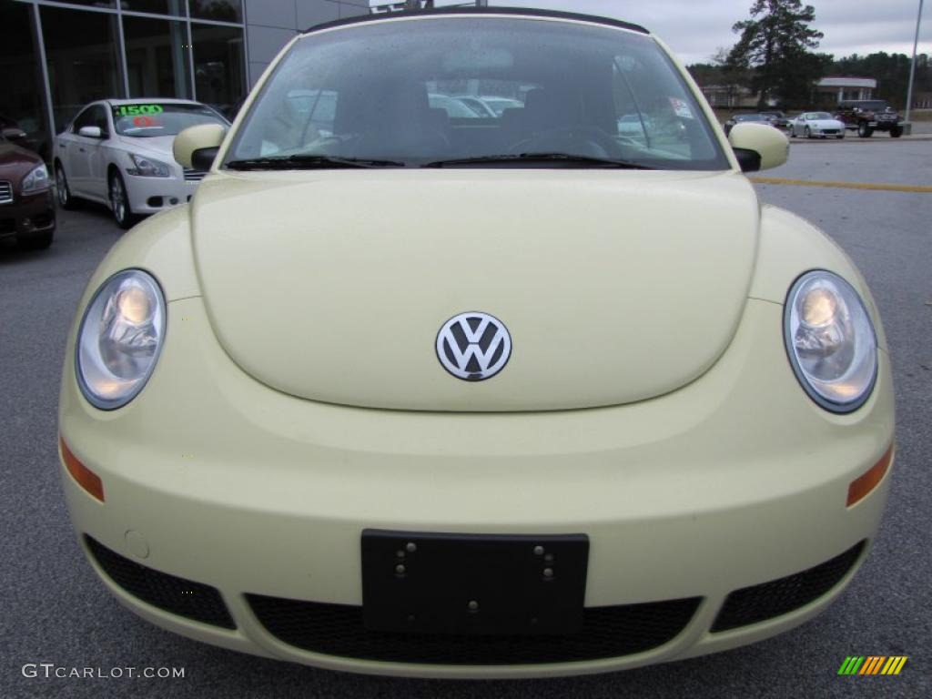 2006 New Beetle 2.5 Convertible - Mellow Yellow / Black photo #8