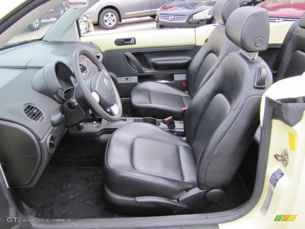 2006 New Beetle 2.5 Convertible - Mellow Yellow / Black photo #11