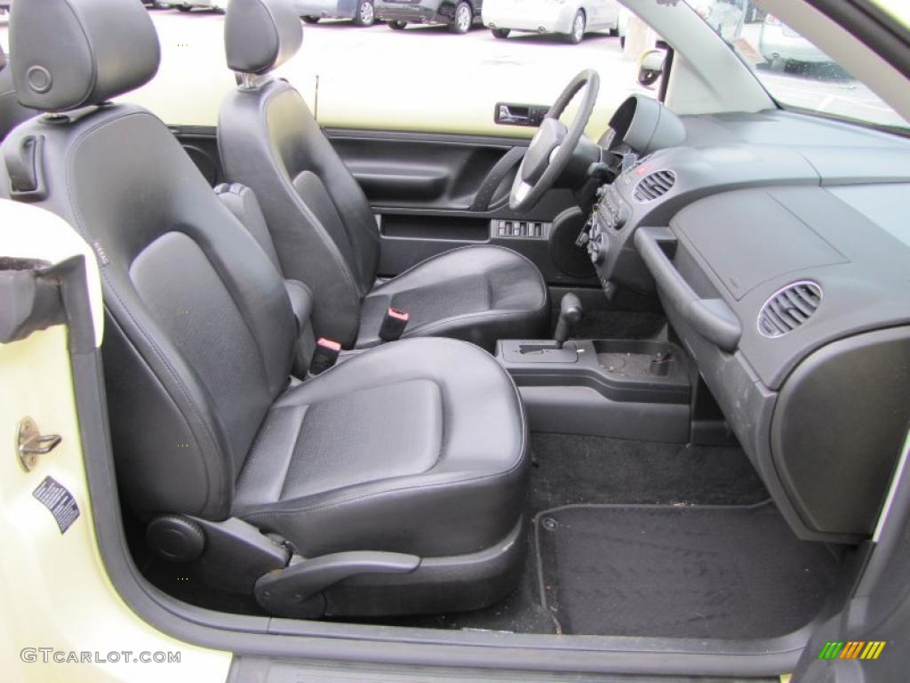 2006 New Beetle 2.5 Convertible - Mellow Yellow / Black photo #13