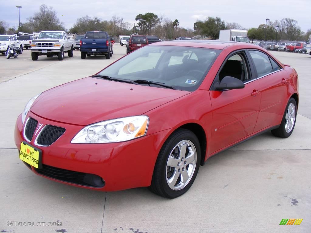 Crimson Red Pontiac G6